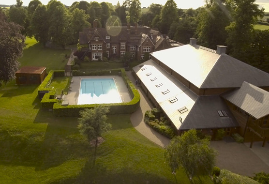 house with pool