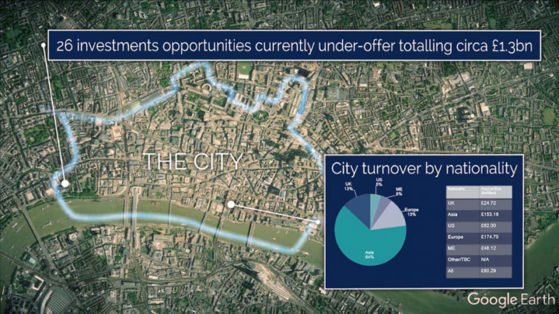 map of the city of London