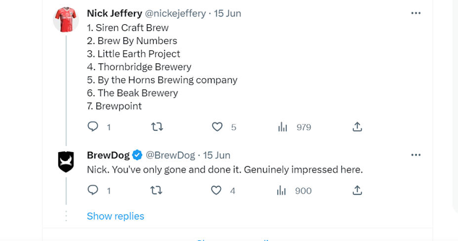 BrewDog twitter