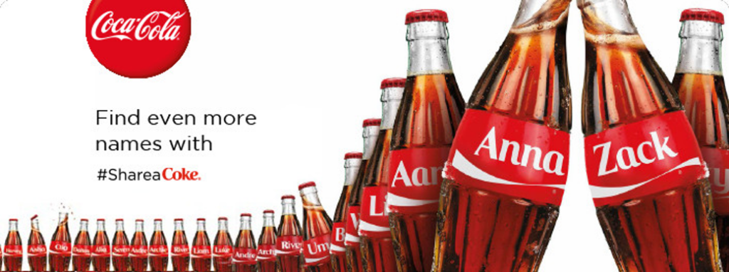 coca cola share a coke campaign
